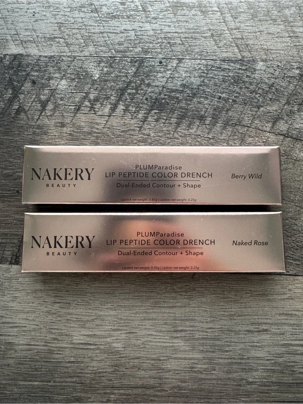 Nakery Beauty PLUMParadise Lip Peptide Color Drench Bundle (NIB Discontinued)